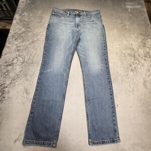 Levi's 511 Jeans Mens 32x30 Blue Light Wash Slim Tapered Denim Stretch